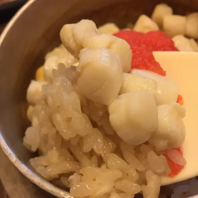 明太子柱貝釜飯