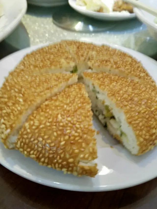 香葱芝麻大餅