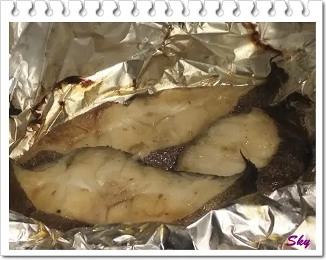 烤焗西京比目魚