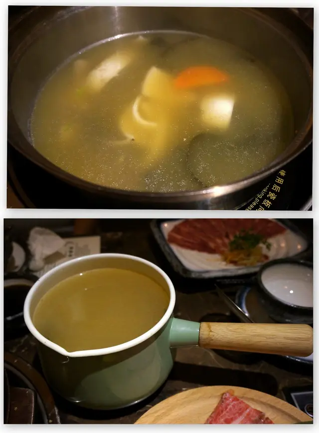 昆布鰹魚湯配黑毛和牛肩胛肉 (冬日套餐加配+$158)