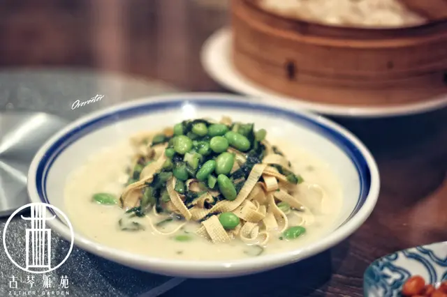 雪菜毛豆煮百頁