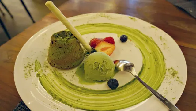 抹茶朱古力心太軟