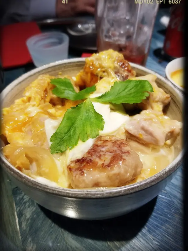 親子丼（$158）