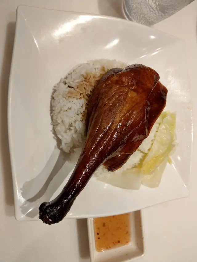 燒鵝髀飯