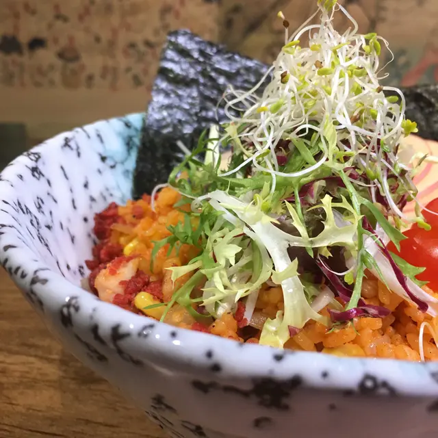 日式石斑海膽炒飯