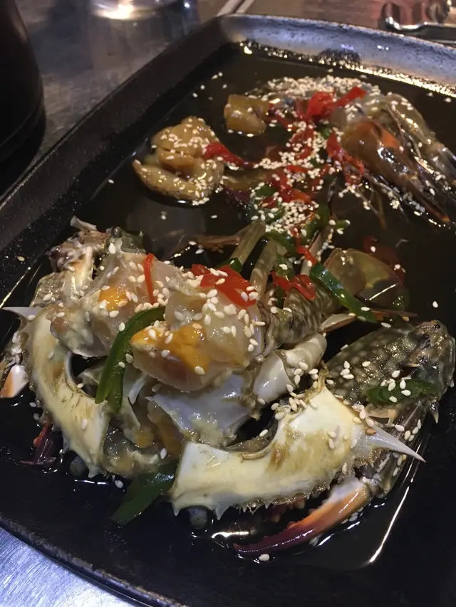 韓式醬油海鮮拼盤