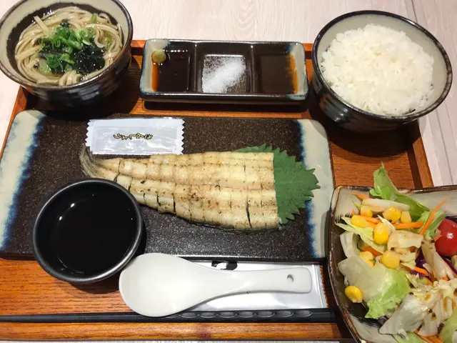 純日本白燒鰻魚定食