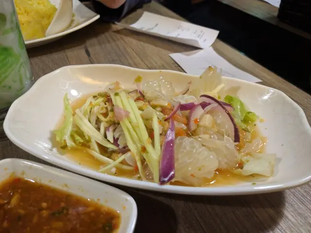 青木瓜柚子沙律