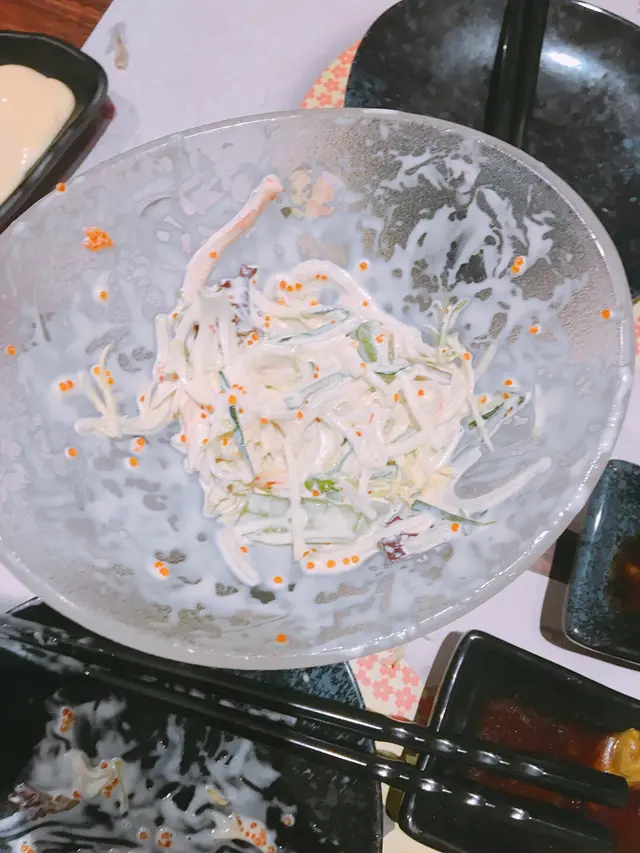 蟹籽沙律