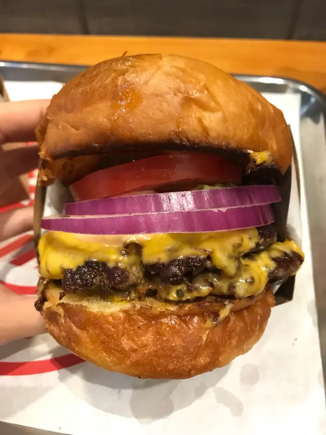 Signature double cheese burger