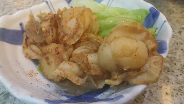 牛油煎珍寶帶子