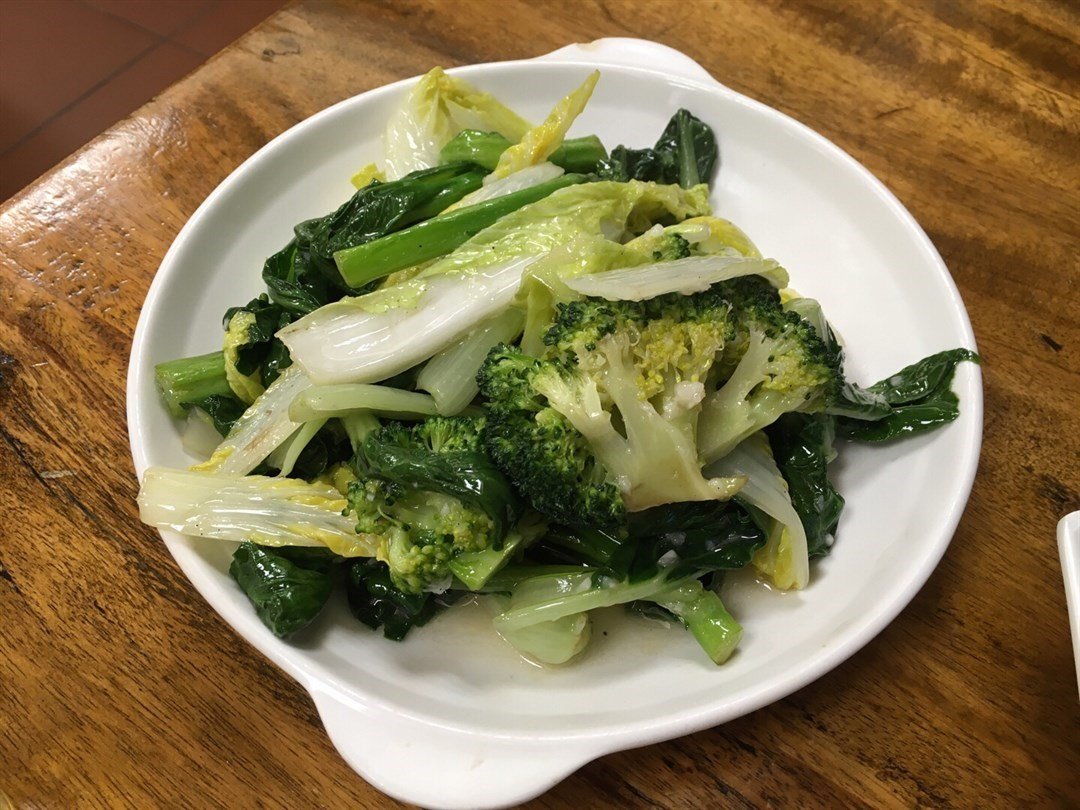 蒜茸炒杂菜 $ 68