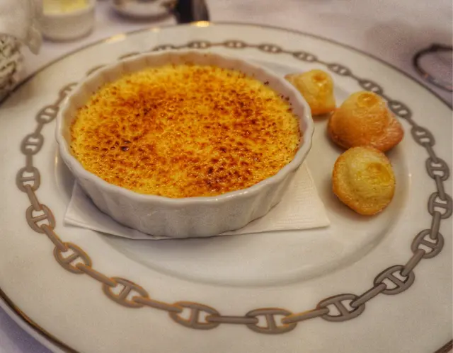 法式焦糖布丁配香檸貝殼蛋糕,薰衣草蜜糖