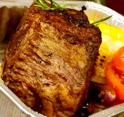 慢考熟成21日极黑安格斯肉眼牛扒 