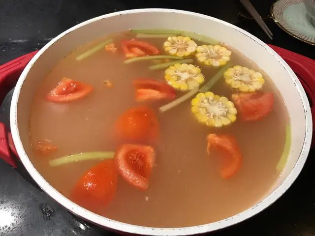 蕃茄薯仔粟米湯湯底