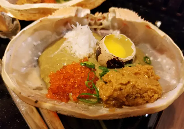 黃金蟹膏甲羅燒