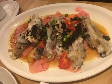 豆豉薑蔥蒸魚咀