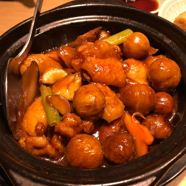 栗子方魚焗雞球