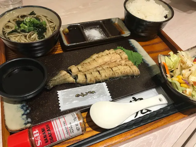 純日本白燒鰻魚定食