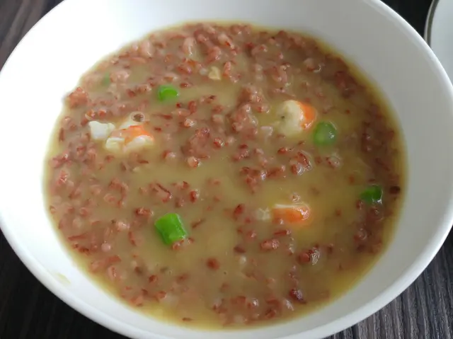 蝦膏泡瀘湖紅米飯