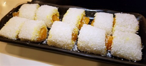 椰絲芒果卷 - 銅鑼灣的謙記火鍋