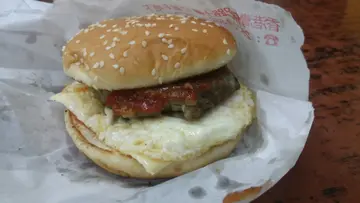 芝士蛋汉堡包