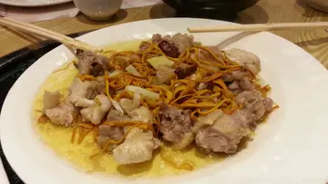 蟲草花蒸雞