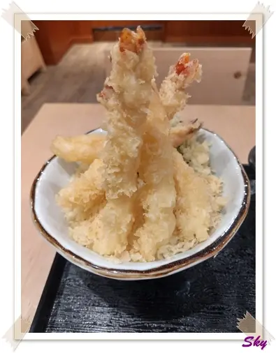 巨蝦天婦羅丼