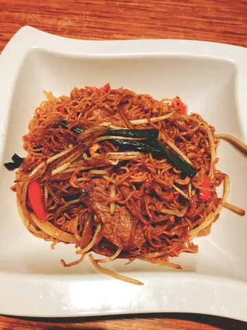 XO醬肥牛炒公仔麵