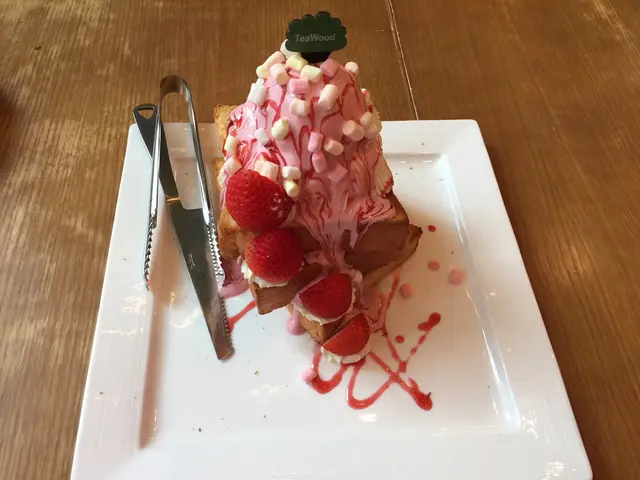 草莓香草蜜糖磚塊