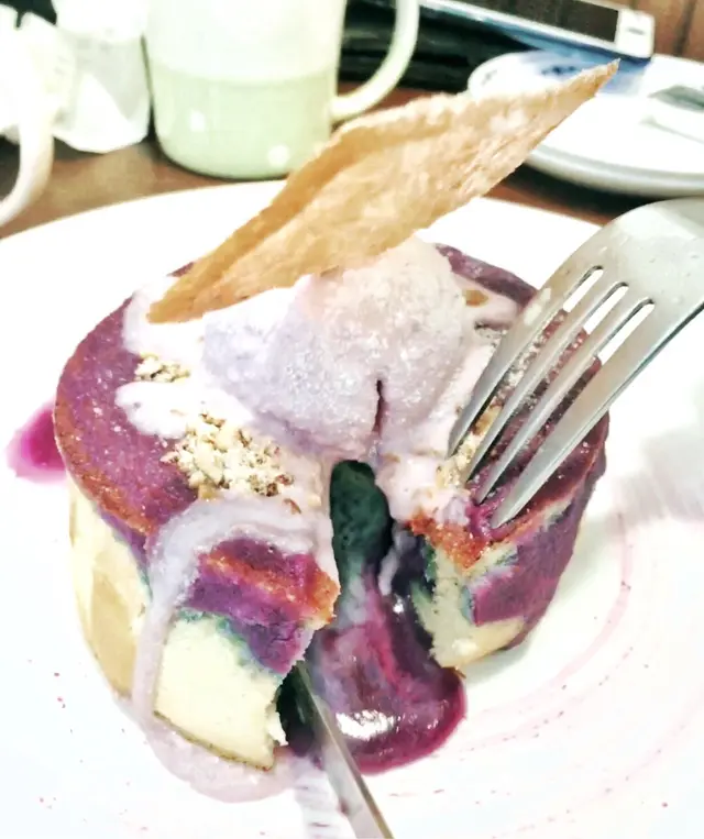 紫薯軟心厚Pancake