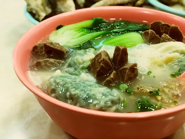 西洋菜餃牛丸米