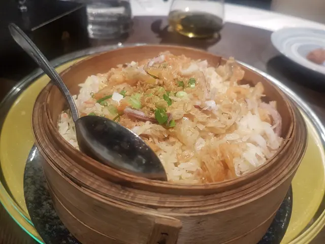 飯夠乾第，有蝦乾魷魚提味，夠香口