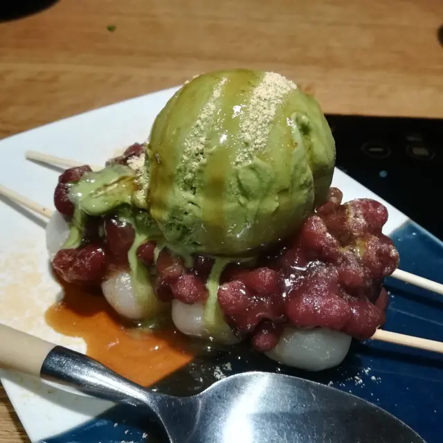 抺茶紅豆糰子冰淇淋
