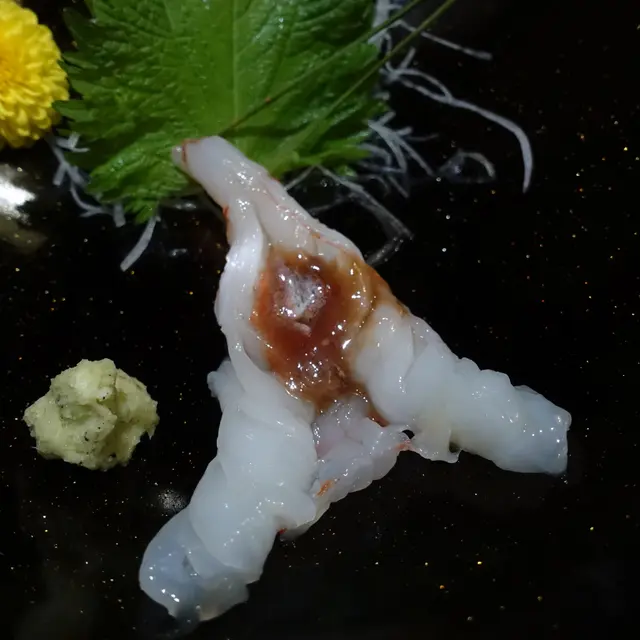 牡丹蝦蟹膏刺身