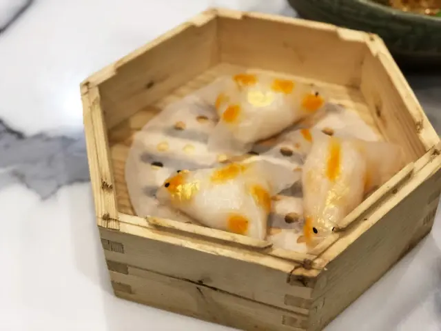 鮮蝦金魚餃