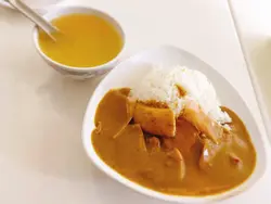 咖喱鸭胸鲍片饭