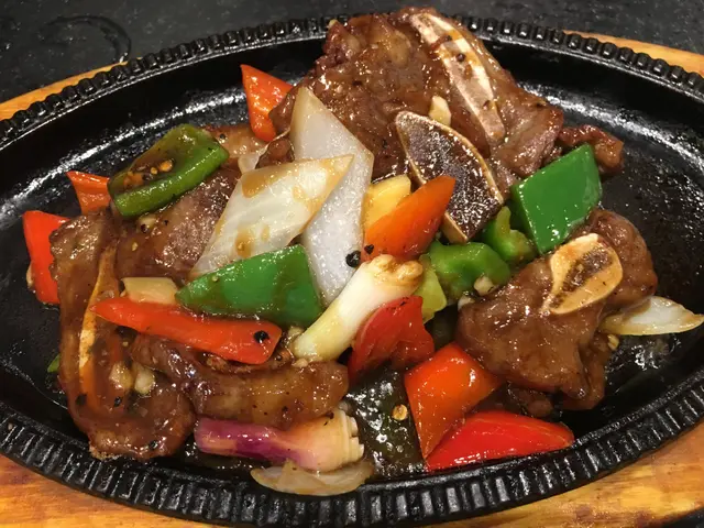 鐵板黑椒牛仔骨