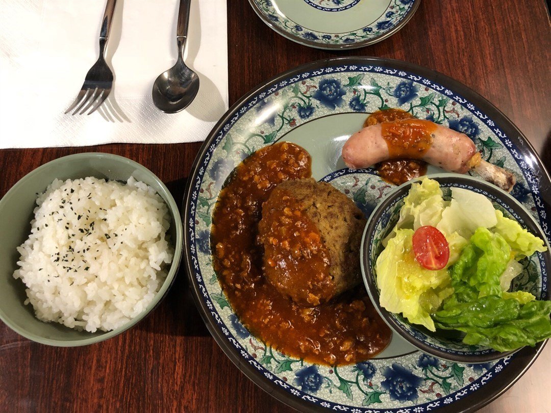 汉堡扒肠仔定食 香港荃湾的日本洋食屋 翔 openrice 香港开饭喇