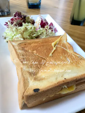 Truffle Scramble Egg Grilled cheese