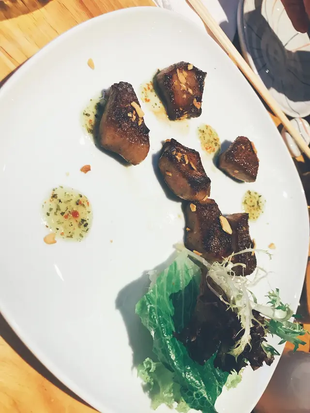 香煎蒜片厚切牛舌