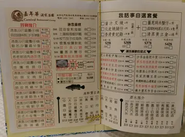 餐牌