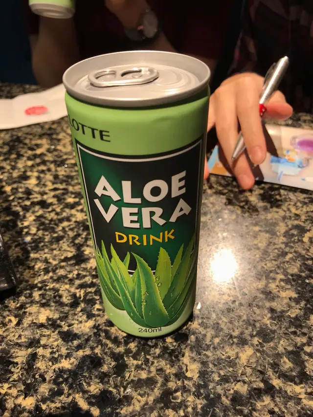  LOTTE既蘆薈飲料，唔太甜