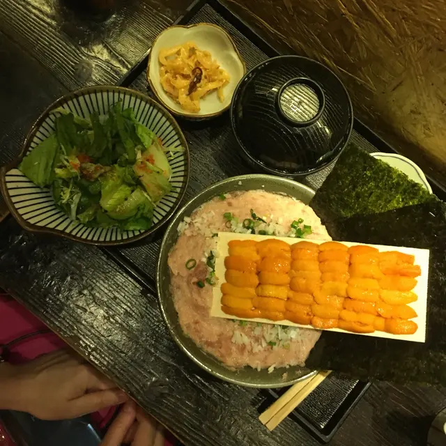 原板韓國海膽  +  碎蔥吞拿魚腩