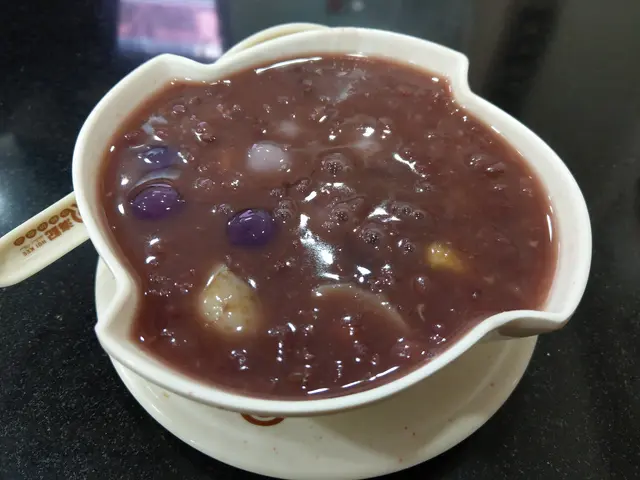 紫薯芋圓紅豆沙