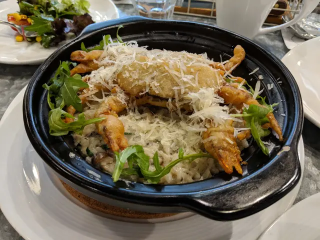 脆炸軟殼蟹松露野菌意大利飯