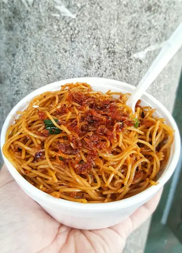 虾子炒面