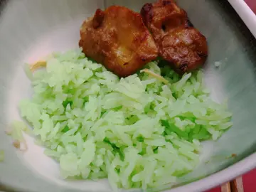 串烧斑兰饭