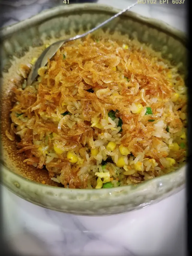 和風櫻花蝦炒飯($118)