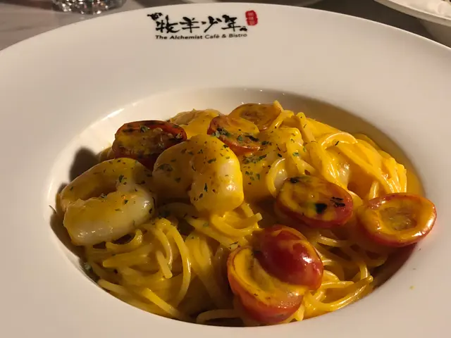 車打芝士鮮蝦意大利粉